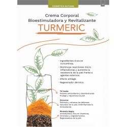 Turmeric Crema Corporal- Bioestimuladora y revitalizante